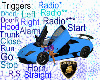 Blue trigger Lamborghini