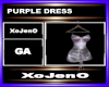 PURPLE DRESS