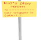 kid's play room sing