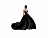 Black Gown  Satined