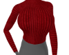 AB+ RED CORDUROY TOP