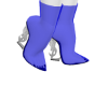 Boots Blue 2 YS Silver