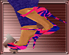 pink blue platform heels