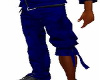blue cool pants