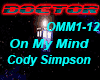On my mind  Cody Simpson