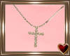 Ⓣ Gold Cross Necklace