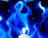 blue flame bg