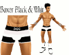 Boxer Black & Whit