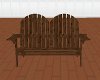 porch chair dark oak