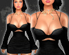 ! Rar Tie Dress Blk LLTE