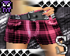 [S] Pink Plaid Shorts