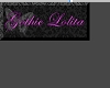 Gothic lolita tag (pink)