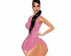 CD Slash Dress Blush