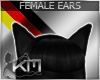 +KM+ Lynx Ears Black