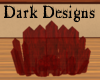 dark blood crystal chair