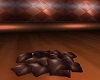 MP~RUST LEATHER PILLOWS