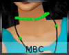 MBC|Dotty Green Necklace