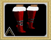 (AL)Dark Red Xmas Boots
