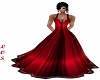Gorgeous Red Black Gown