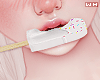 w. Kawaii White Popsicle
