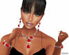 Red Diamond Jewelry set
