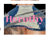 LLXL DENIM RIPPED SKIRT