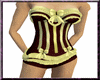 (JQ) goldred corset