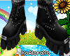 (A)RickBikerLeatherBoots