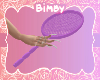 Lilac Tennis Racket