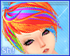 S` Iris Rainbow Hair