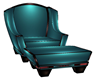 Teal Lounge Chair