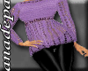 [A&P]purple sweater(PWFT