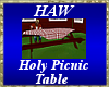 Holy Picnic Table
