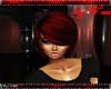 Bobbed side parting red