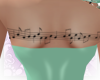 # Music Notes Back Tatto