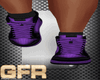 purple & black sneakers