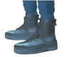 {B} Light Blue Boots - M