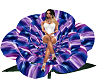 Blue and Purple Roseseat