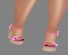 !R! Pink Daisy Wedges