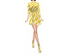 ❥m Full yellow dress