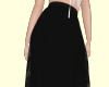 Lace skirt long black