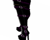 Black n purple boot 