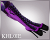 K purple boots