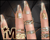 LV Luxury Nails + Rings