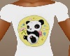 kids yellow panda shirt