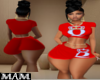 XXL Red Queen Shorts