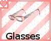 Strawberry/white glasses