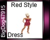 [BD] Red Style Dress