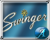 "A" Swinger Sticker