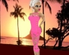 !S!Hot Pink Lace Dress